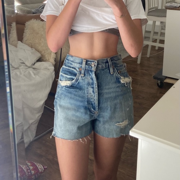 Agolde Denim Shorts - Picture 4 of 7